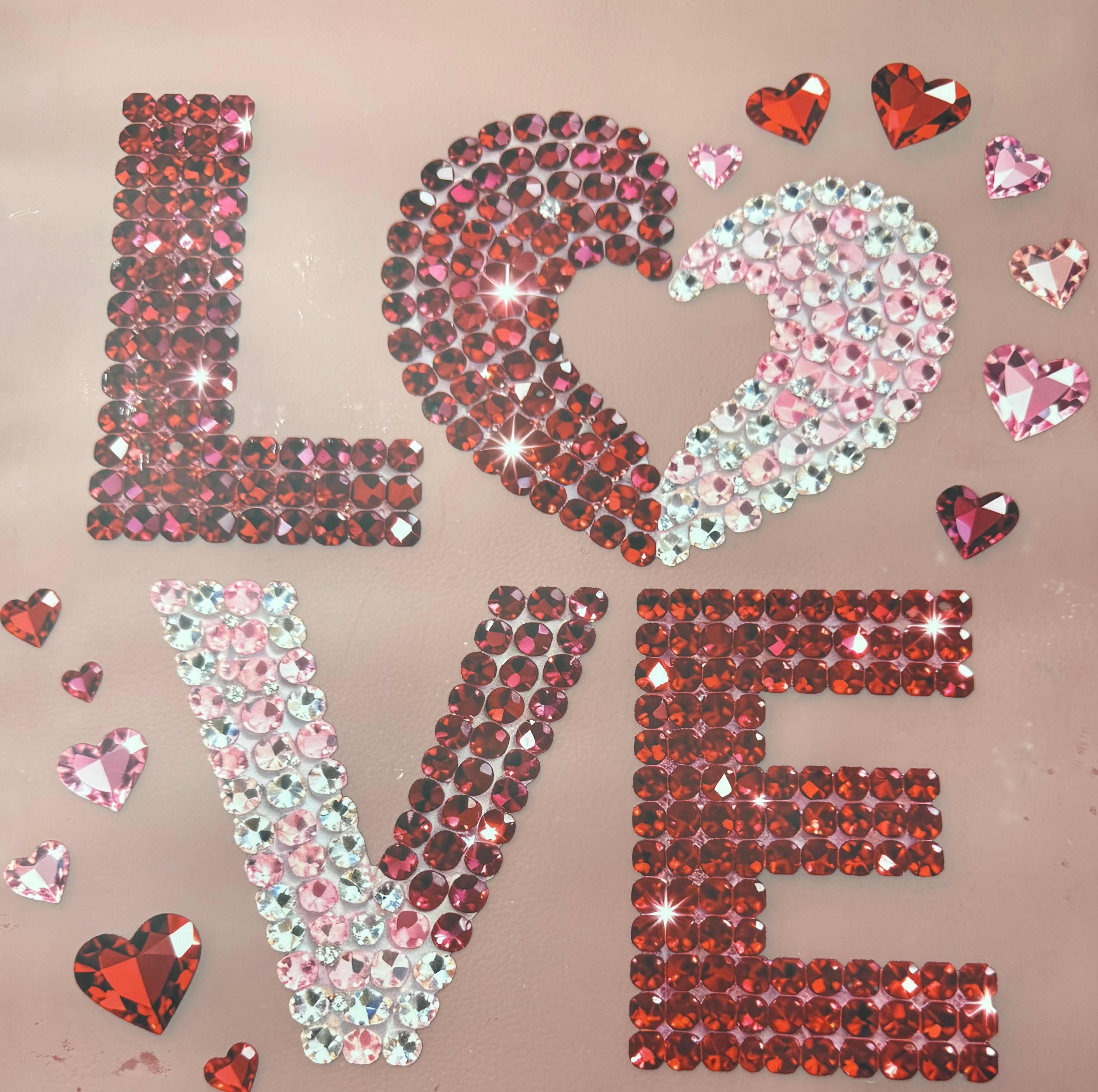 Love Rhinestones Transfer
