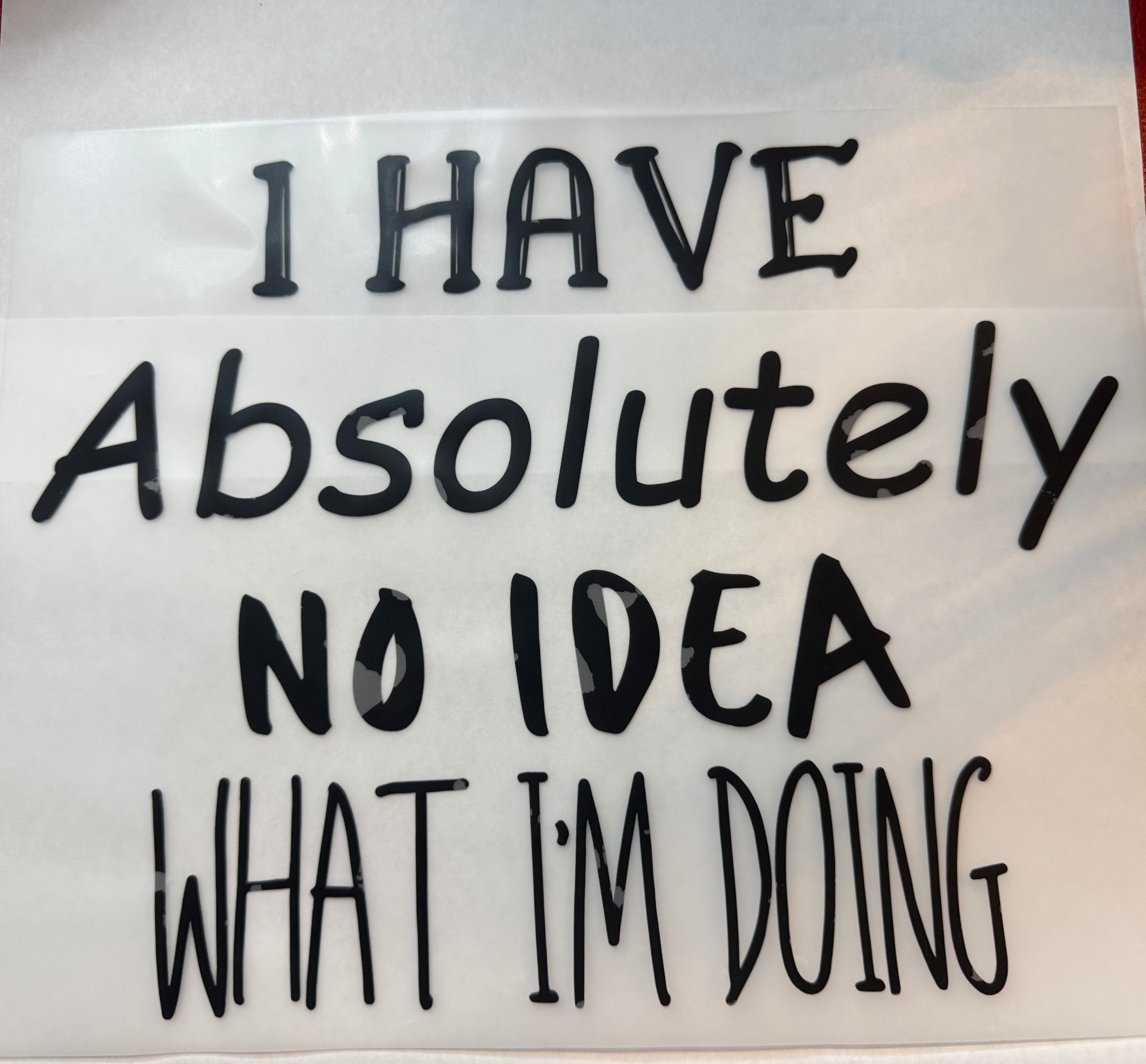 NO IDEA
