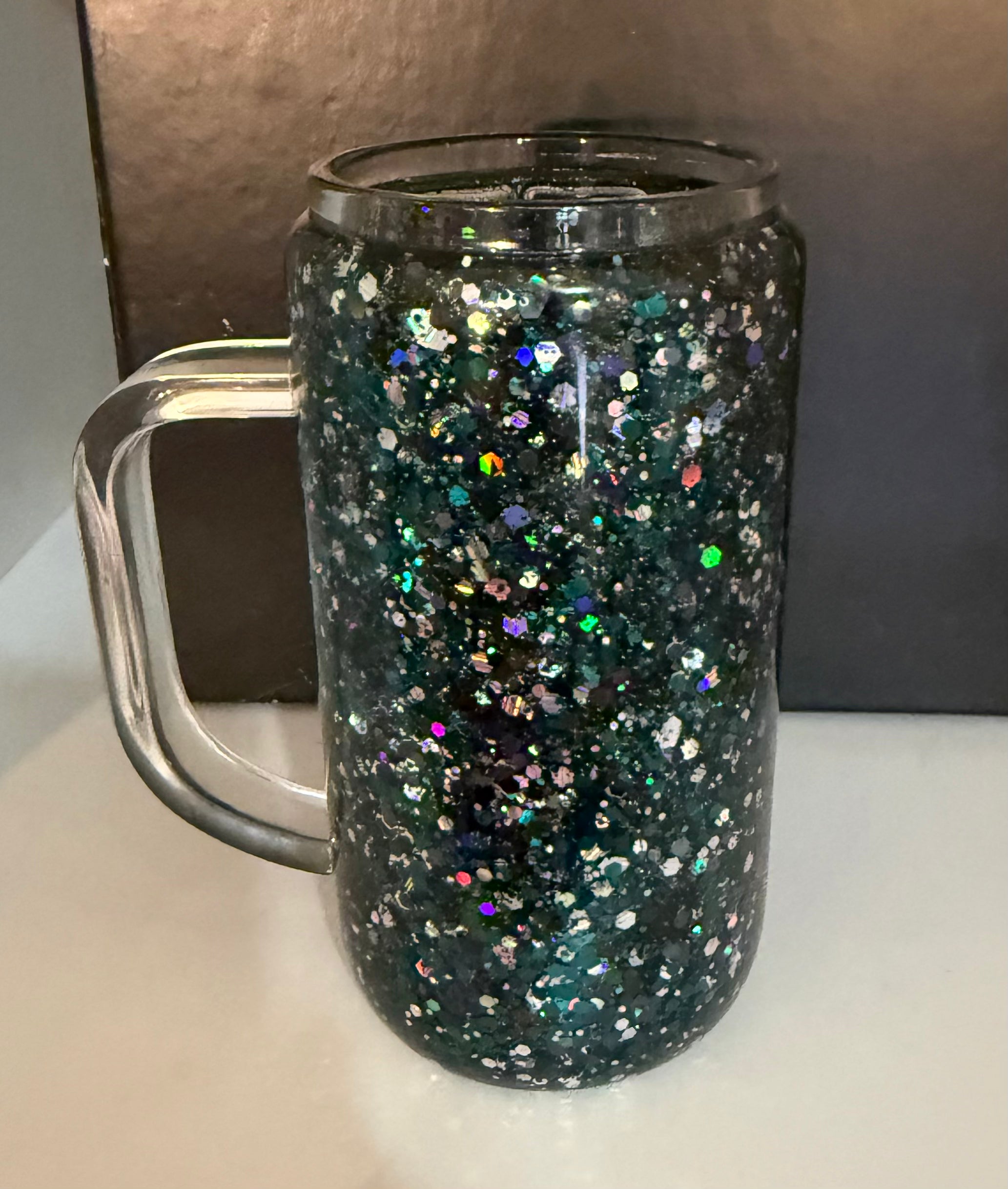 16 oz Green/Silver